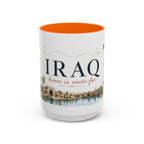 Iraq Home Country Mug | Moving Away Gift | Long Distance Friendship | 11 oz 15 oz Accent Mug