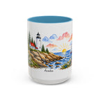 Acadia National Park Mug | US Travel Souvenir Accent Coffee Mug | 11oz 15oz Ceramic Cup