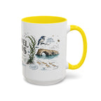 Channel Islands National Park Coffee Mug | California Island Wildlife Marine Gift | Accent Color Ceramic 11oz 15oz