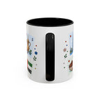 Dubai Coffee Mug | Postage Stamp Collage Mug | Travel Souvenir Accent Cup 11oz 15oz
