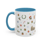 Rome Christmas Mug | Watercolor City Souvenir | Ceramic Coffee Cup