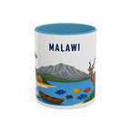 Malawi Coffee Mug | Travel Souvenir Accent Mug | Country Gift Ceramic Cup 11oz 15oz