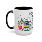 Portugal Coffee Mug | Travel Souvenir Accent Mug | Country Gift Ceramic Cup 11oz 15oz