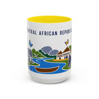 Central African Republic Coffee Mug | Travel Souvenir Accent Mug | Country Gift Ceramic Cup 11oz 15oz