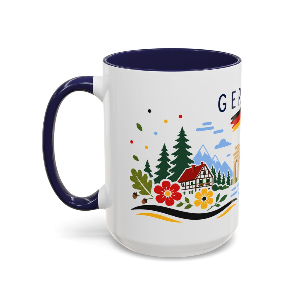 Germany Coffee Mug | Travel Souvenir Accent Mug | Country Gift Ceramic Cup 11oz 15oz