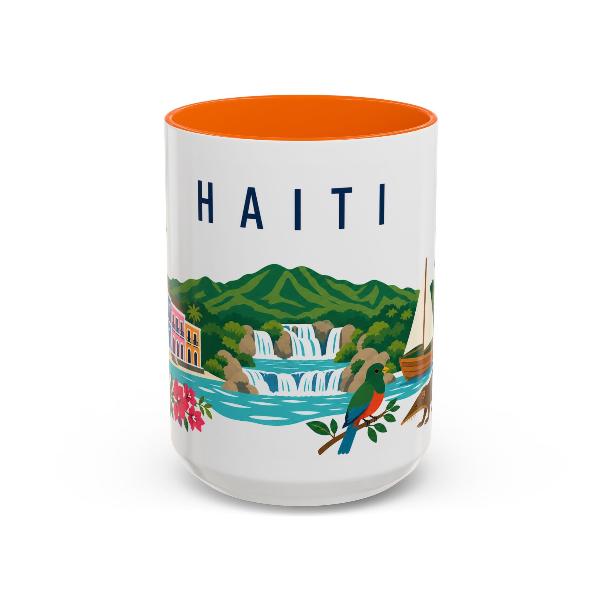 Haiti Coffee Mug | Travel Souvenir Accent Mug | Country Gift Ceramic Cup 11oz 15oz