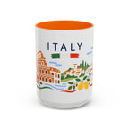 Italy Coffee Mug | Travel Souvenir Accent Mug | Country Gift Ceramic Cup 11oz 15oz