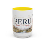 Peru Home Country Mug | Moving Away Gift | Long Distance Friendship | 11 oz 15 oz Accent Mug