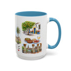 Seville Illustrated Travel Mug | City Souvenir Accent Coffee Mug | 11oz 15oz Ceramic Cup