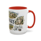 Douro Valley Mug, Portugal Travel Souvenir, Bucket List Gift, Accent Ceramic Coffee Mug 11oz 15oz