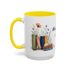Personalized Reading Teacher Mug | Custom Name Book Lover Coffee Cup | Teacher Appreciation Gift