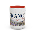 France Home Country Mug | Moving Away Gift | Long Distance Friendship | 11 oz 15 oz Accent Mug