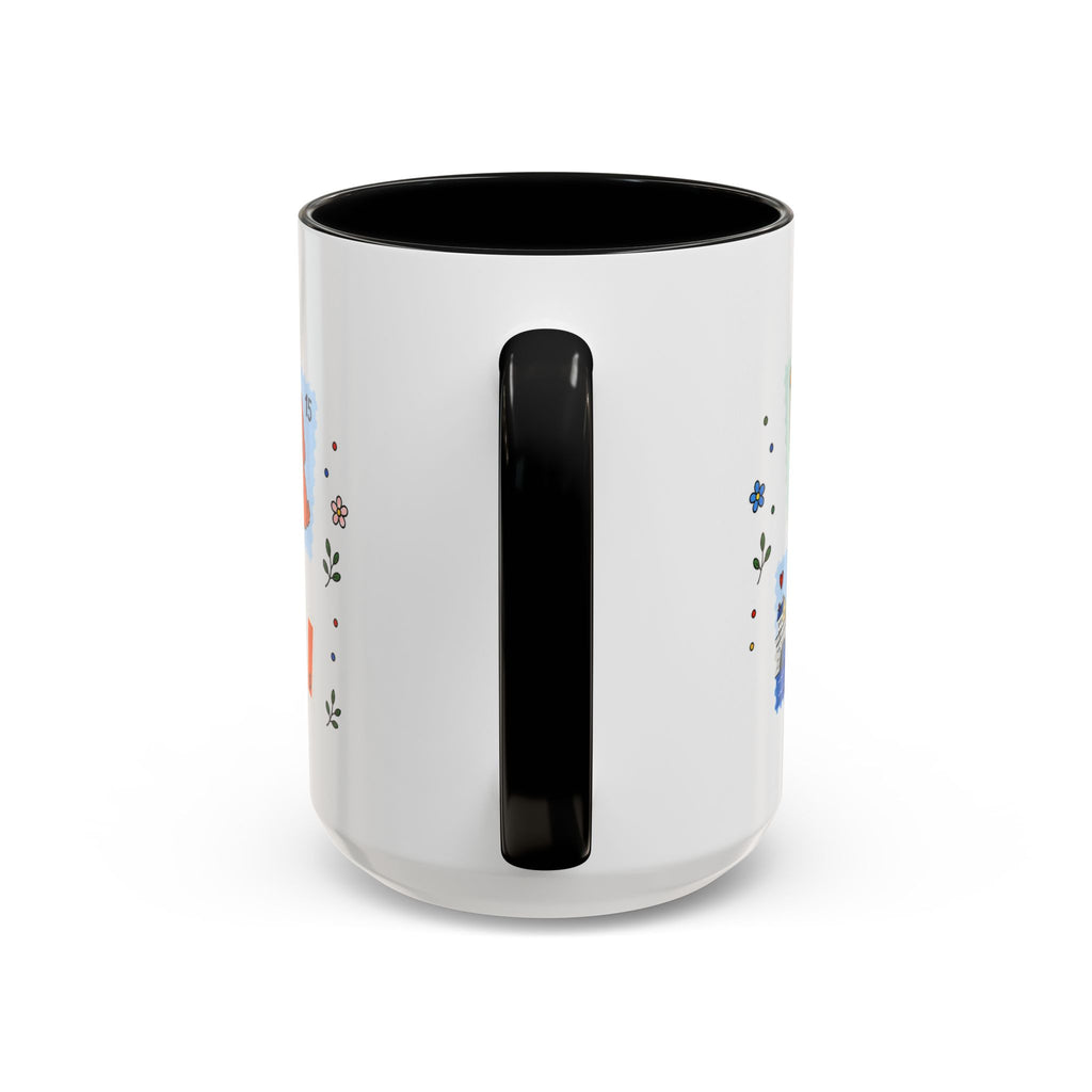 Dublin Coffee Mug | Postage Stamp Collage Mug | Travel Souvenir Accent Cup 11oz 15oz