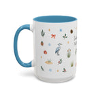 Indiana Dunes National Park Christmas Mug | Watercolor Travel Souvenir | Holiday Gift | Accent Ceramic Coffee Cup 11oz 15oz