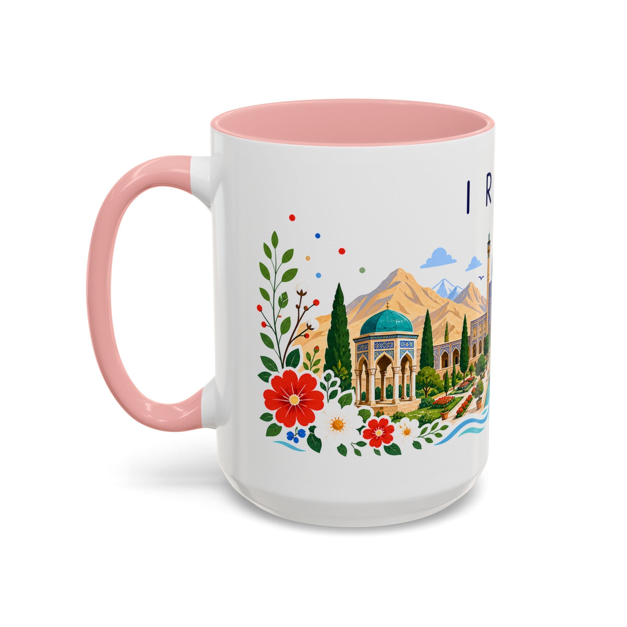 Iran Coffee Mug | Travel Souvenir Accent Mug | Place Gift Ceramic Cup 11oz 15oz