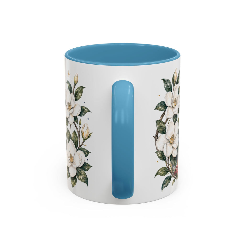 Mississippi State Map Mug | Moving Away, Homesick Gift | Botanical Accent Coffee Cup