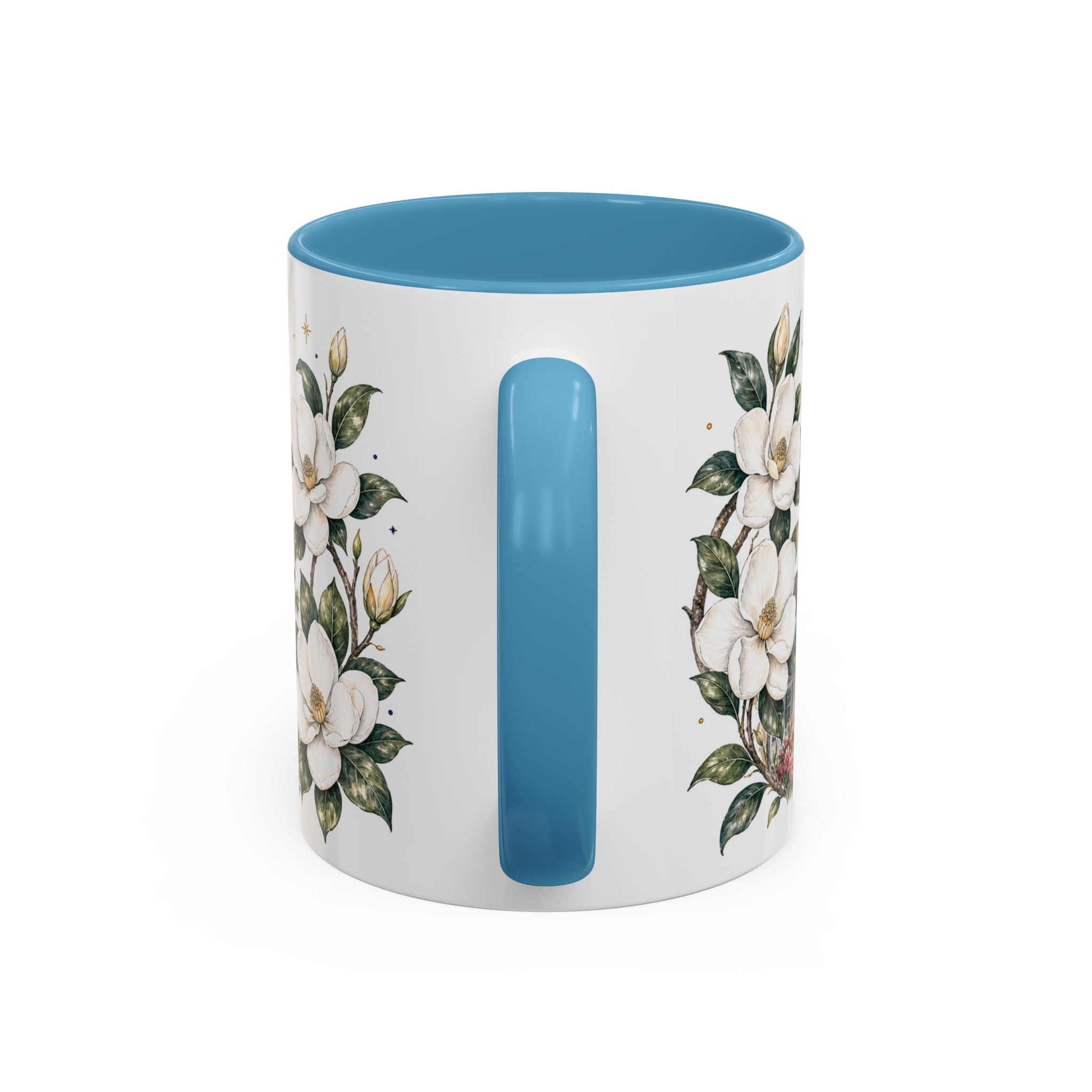 Mississippi State Map Mug | Moving Away, Homesick Gift | Botanical Accent Coffee Cup