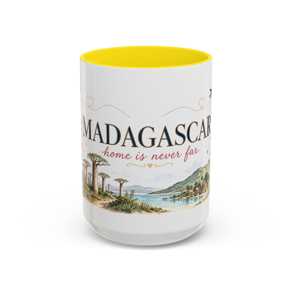 Madagascar Home Country Mug | Moving Away Gift | Long Distance Friendship | 11 oz 15 oz Accent Mug