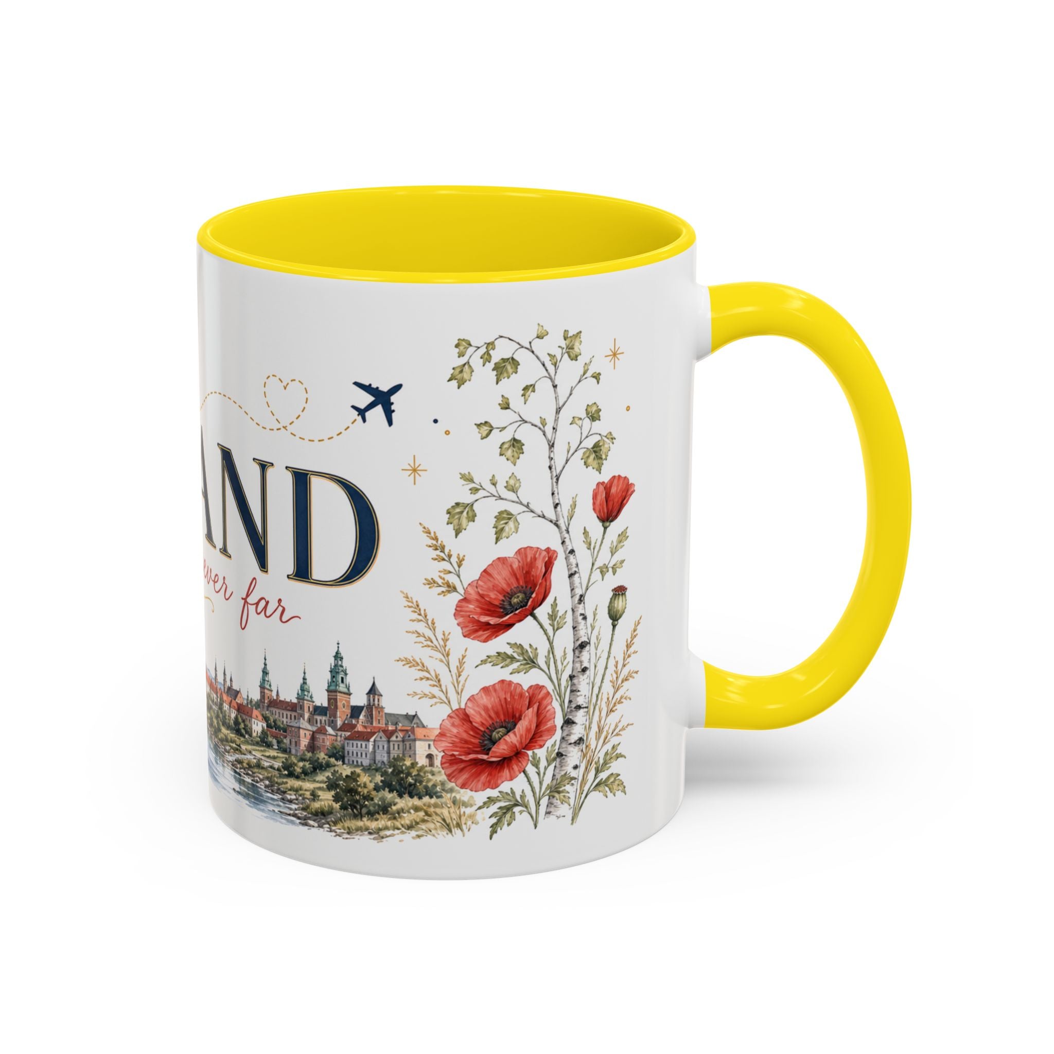 Poland Home Country Mug | Moving Away Gift | Long Distance Friendship | 11 oz 15 oz Accent Mug