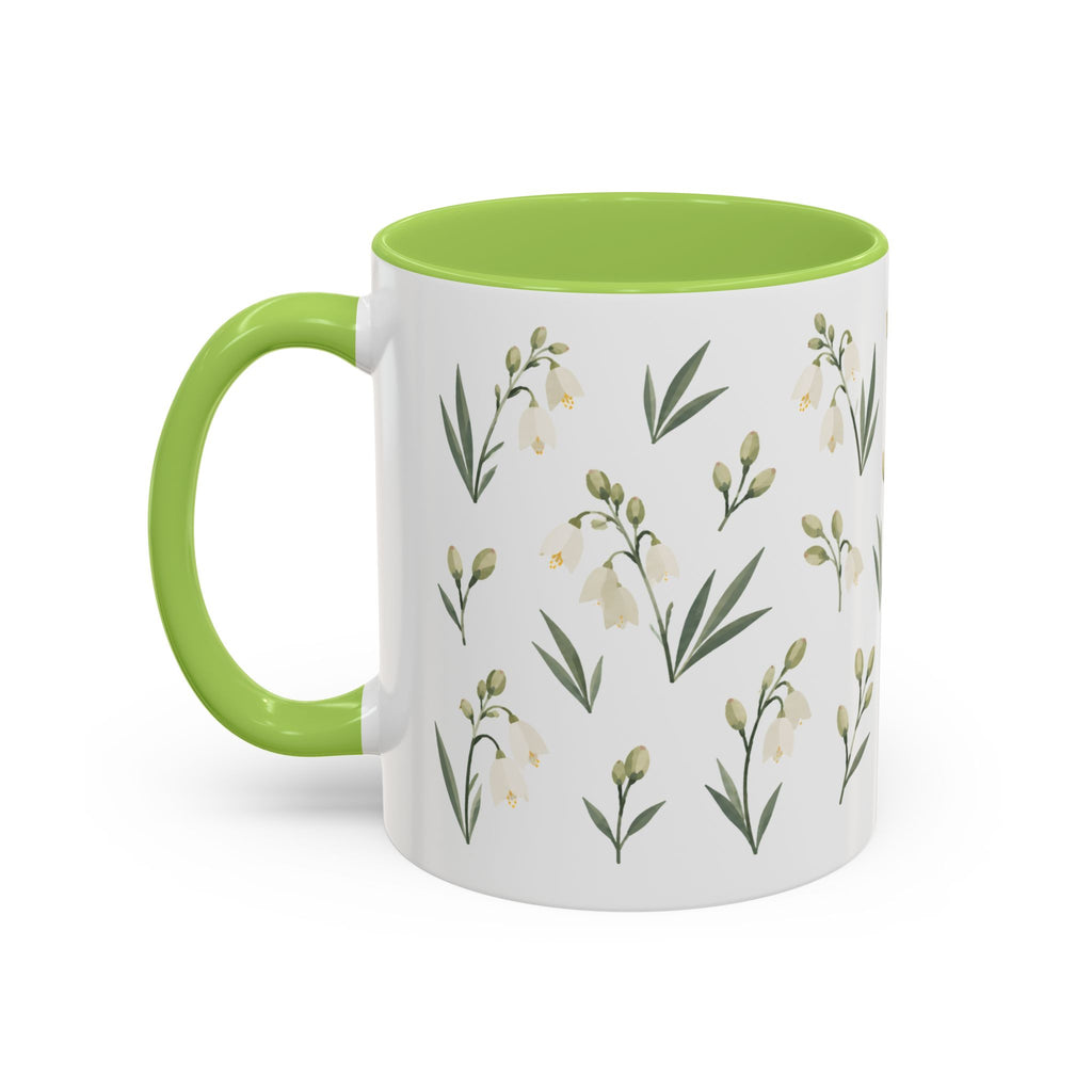 New Mexico Yucca Flower Mug, State Flower Floral Coffee Cup, 11oz Botanical Gift