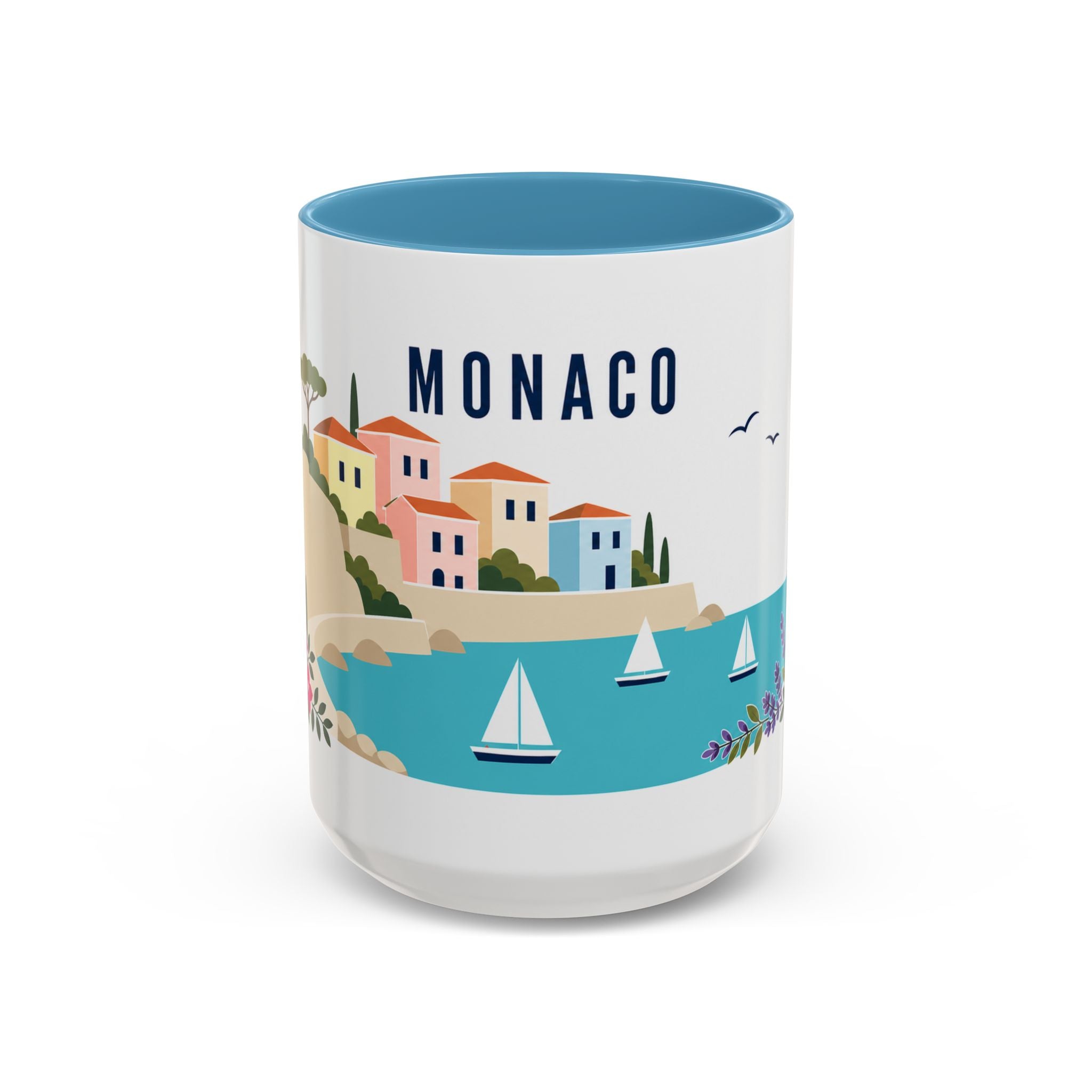 Monaco Coffee Mug | Travel Souvenir Accent Mug | Country Gift Ceramic Cup 11oz 15oz