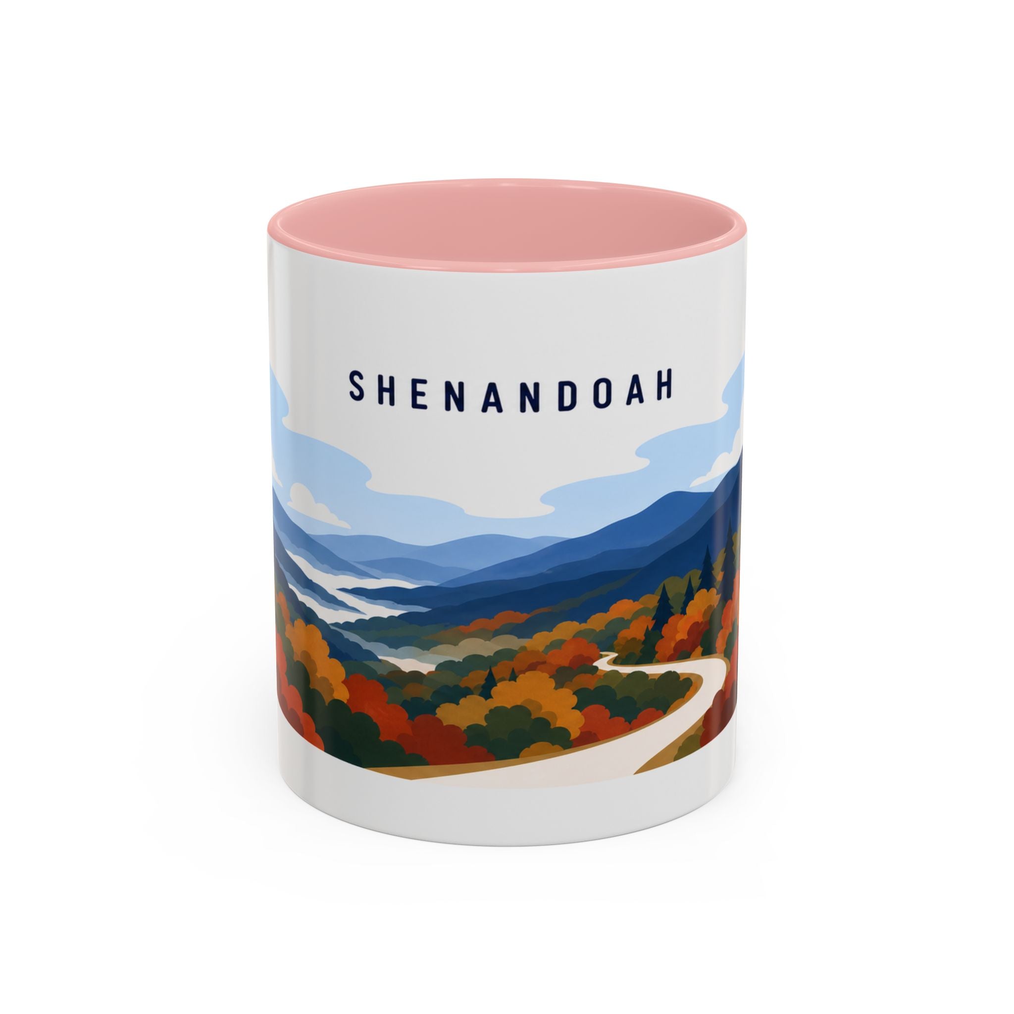 Shenandoah National Park Coffee Mug | Solid Color Block Park Souvenir | 11oz 15oz Accent Mug