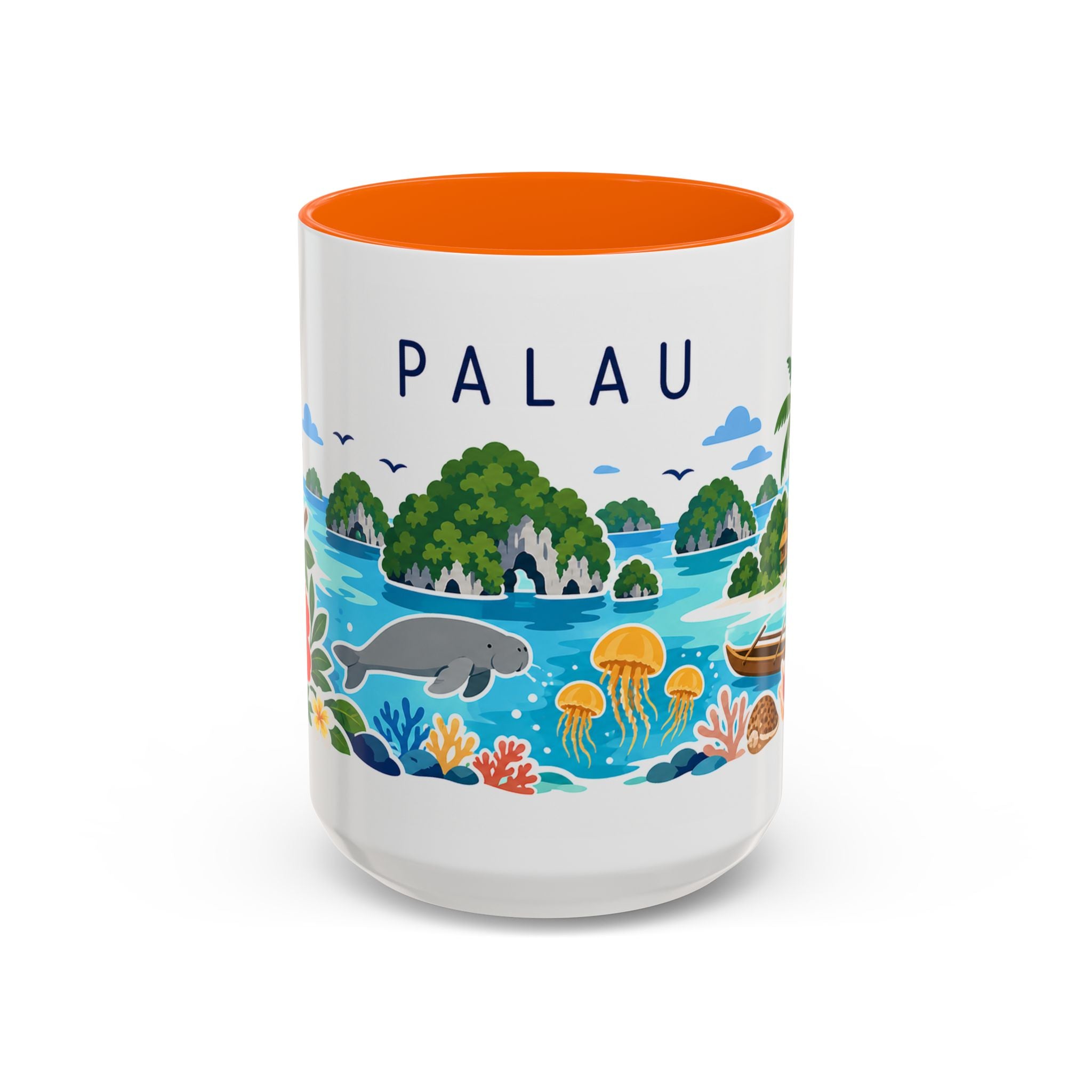 Palau Coffee Mug | Travel Souvenir Accent Mug | Country Gift Ceramic Cup 11oz 15oz