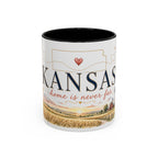 Kansas Home State Mug | Sunflower Prairie Landscape Coffee Cup