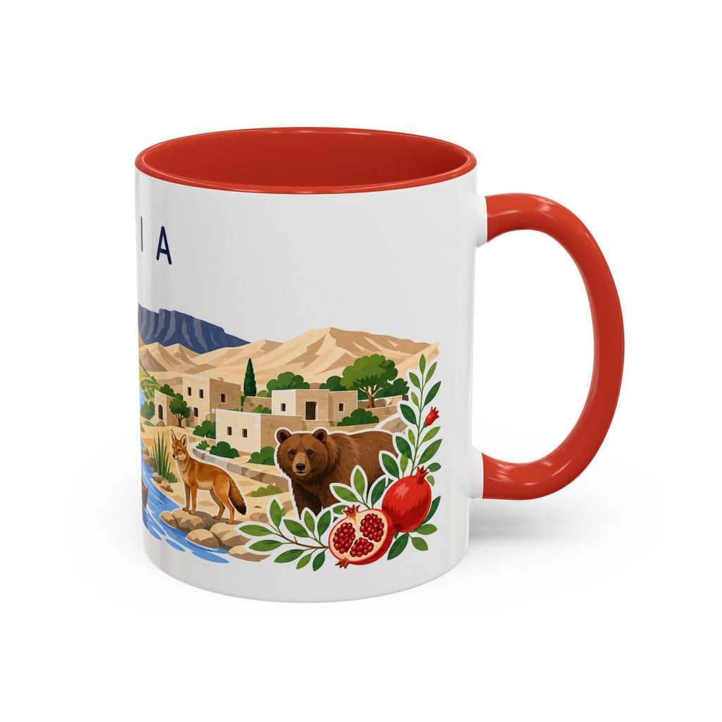 Syria Coffee Mug | Travel Souvenir Accent Mug | Country Gift Ceramic Cup 11oz 15oz