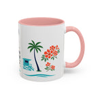 Miami Coffee Mug | United States Travel Souvenir | Porcelain Decal City Gift | 11oz 15oz Accent Mug