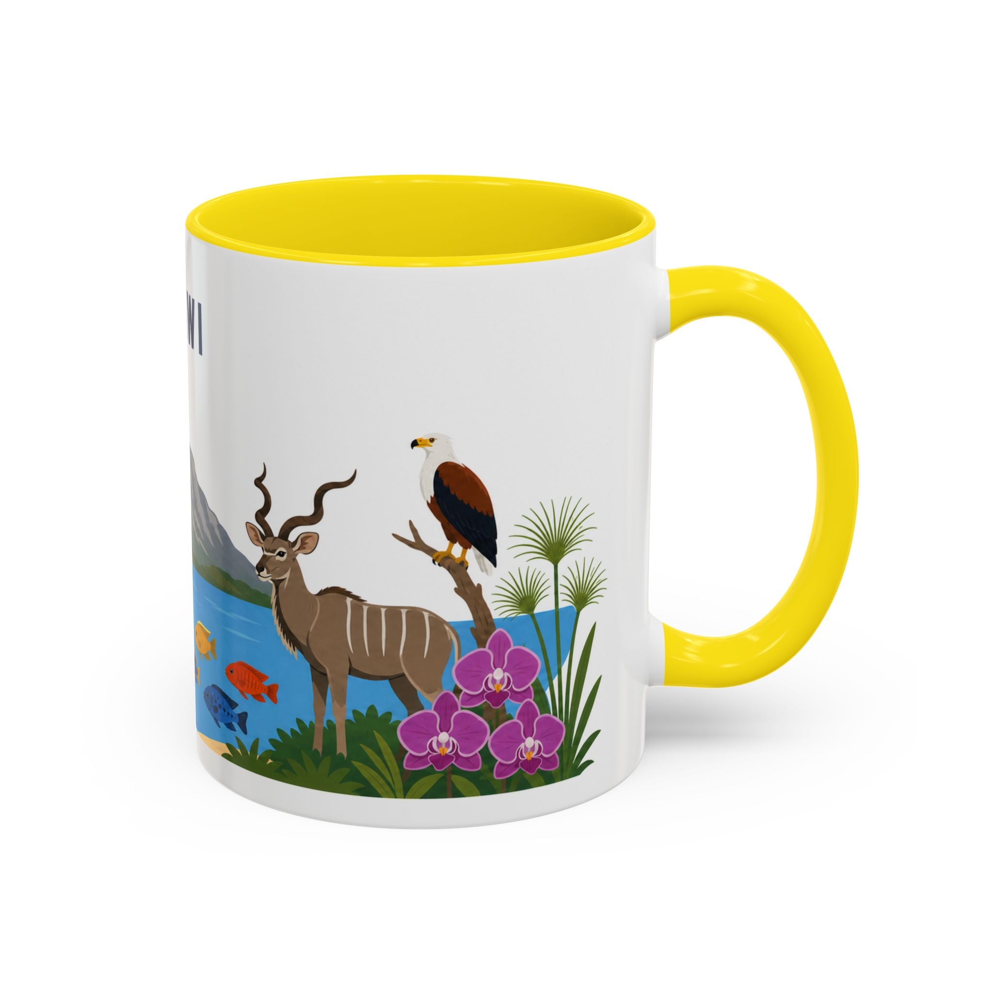 Malawi Coffee Mug | Travel Souvenir Accent Mug | Country Gift Ceramic Cup 11oz 15oz