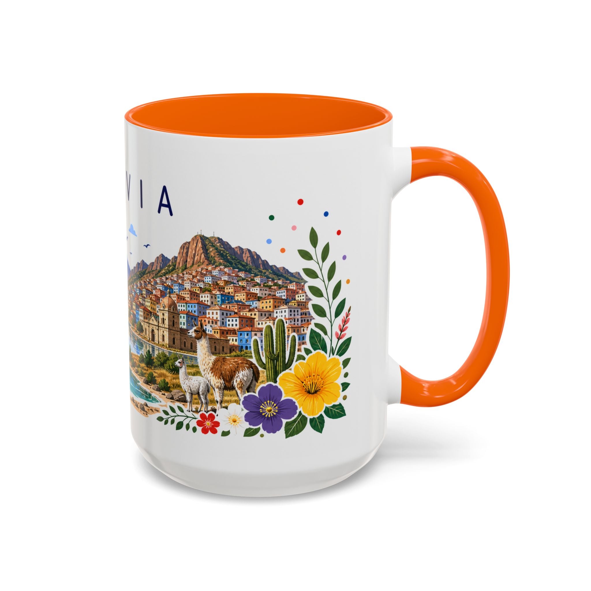 Bolivia Coffee Mug | Travel Souvenir Accent Mug | Place Gift Ceramic Cup 11oz 15oz