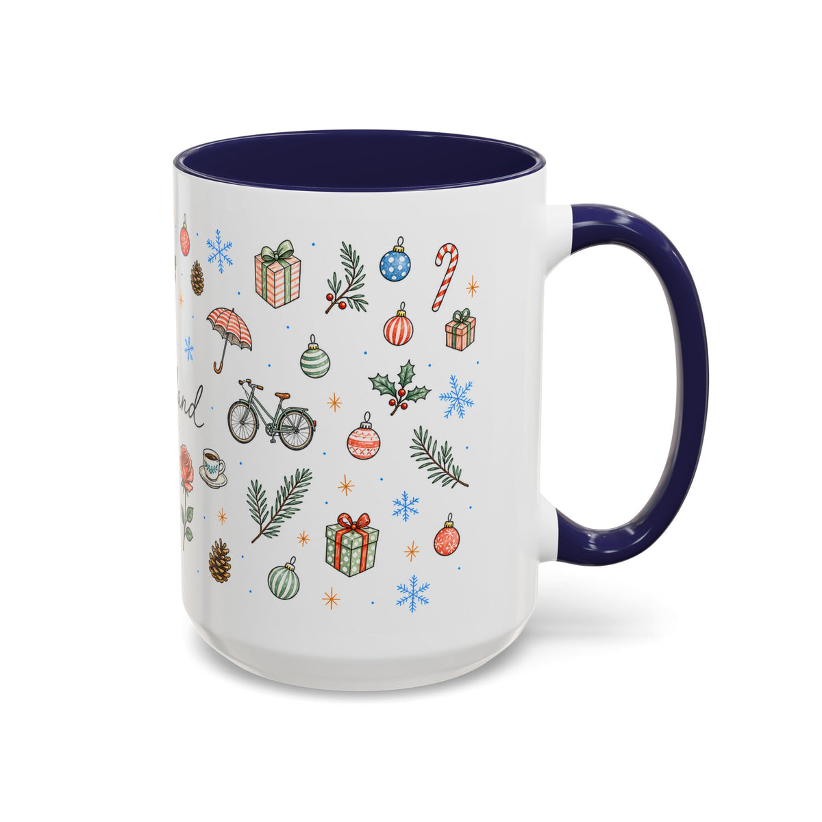 Portland Christmas Watercolor Mug | City Souvenir Coffee Cup (11oz 15oz)