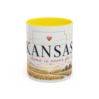 Kansas Home State Mug | Sunflower Prairie Landscape Coffee Cup