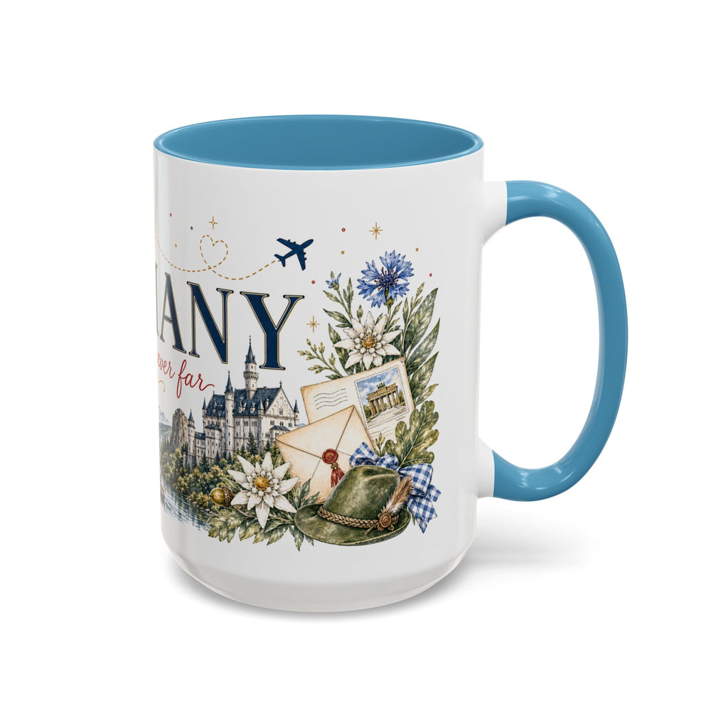 Germany Home Country Mug | Moving Away Gift | Long Distance Friendship | 11 oz 15 oz Accent Mug