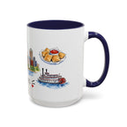 St. Louis Illustrated Travel Mug | City Souvenir Accent Coffee Mug | 11oz 15oz Ceramic Cup
