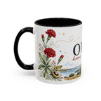 Ohio State Map Mug | Botanical Travel Sketch, Homesick Gift, Long Distance Friendship