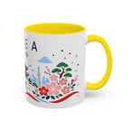 South Korea Coffee Mug | Travel Souvenir Accent Mug | Country Gift Ceramic Cup 11oz 15oz