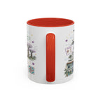 Singapore Coffee Mug | Asia Souvenir Travel Gift | Accent Color Ceramic 11oz 15oz