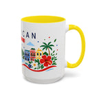 Dominican Republic Coffee Mug | Travel Souvenir Accent Mug | Country Gift Ceramic Cup 11oz 15oz