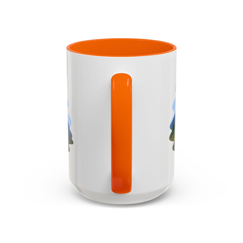 Pinnacles National Park Coffee Mug | Solid Color Block Park Souvenir | 11oz 15oz Accent Mug