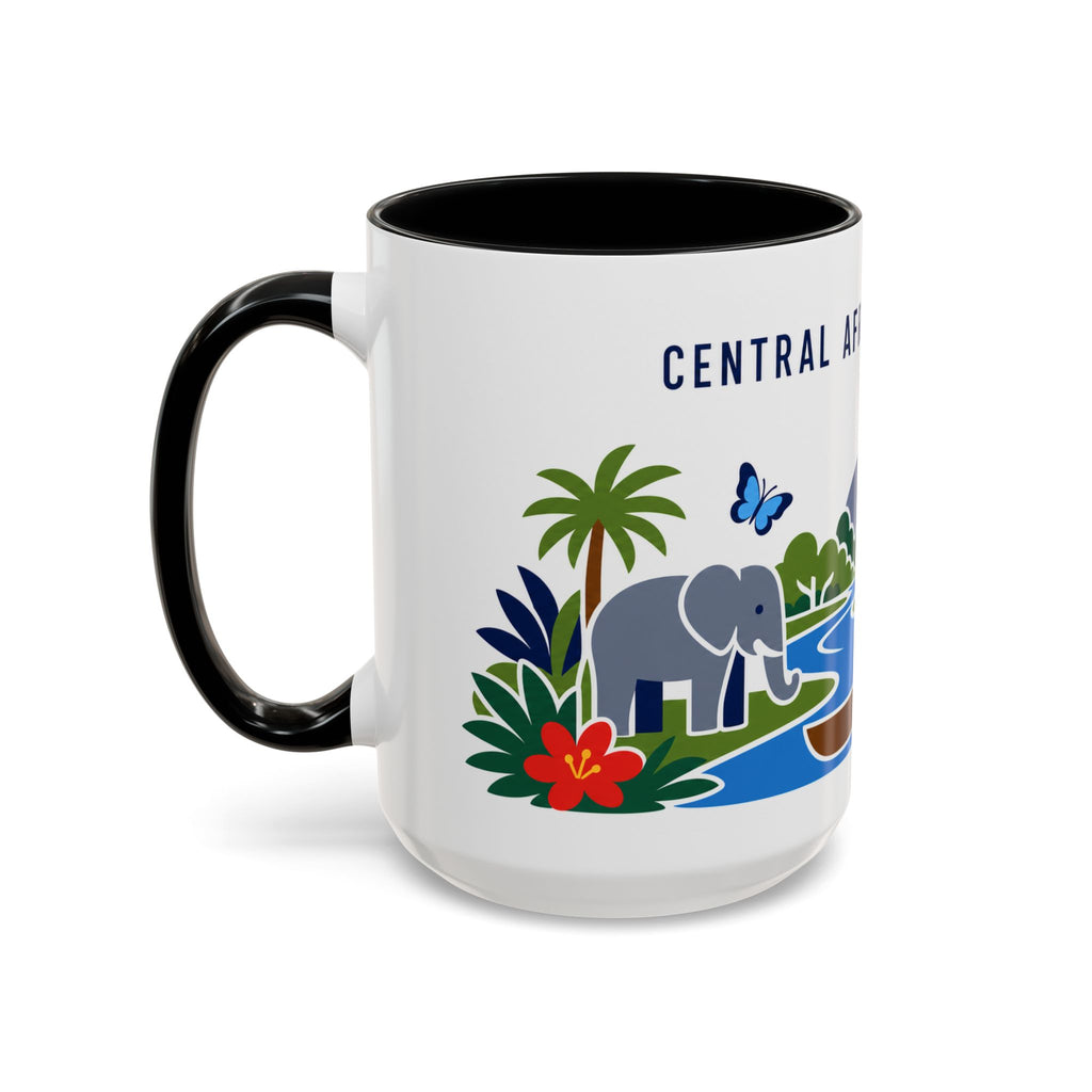 Central African Republic Coffee Mug | Travel Souvenir Accent Mug | Country Gift Ceramic Cup 11oz 15oz