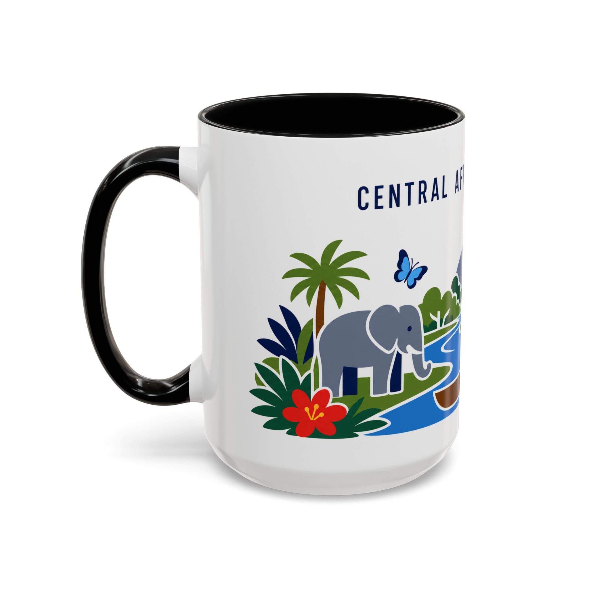 Central African Republic Coffee Mug | Travel Souvenir Accent Mug | Country Gift Ceramic Cup 11oz 15oz