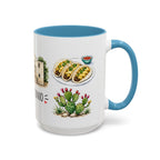 San Antonio Illustrated Travel Mug | City Souvenir Accent Coffee Mug | 11oz 15oz Ceramic Cup