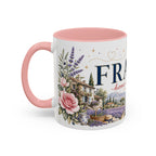 France Home Country Mug | Moving Away Gift | Long Distance Friendship | 11 oz 15 oz Accent Mug