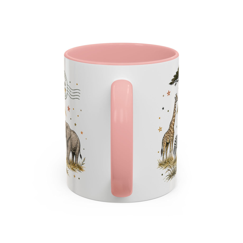 Serengeti Coffee Mug | Travel Destination Souvenir Gift | Accent Color Ceramic 11oz 15oz