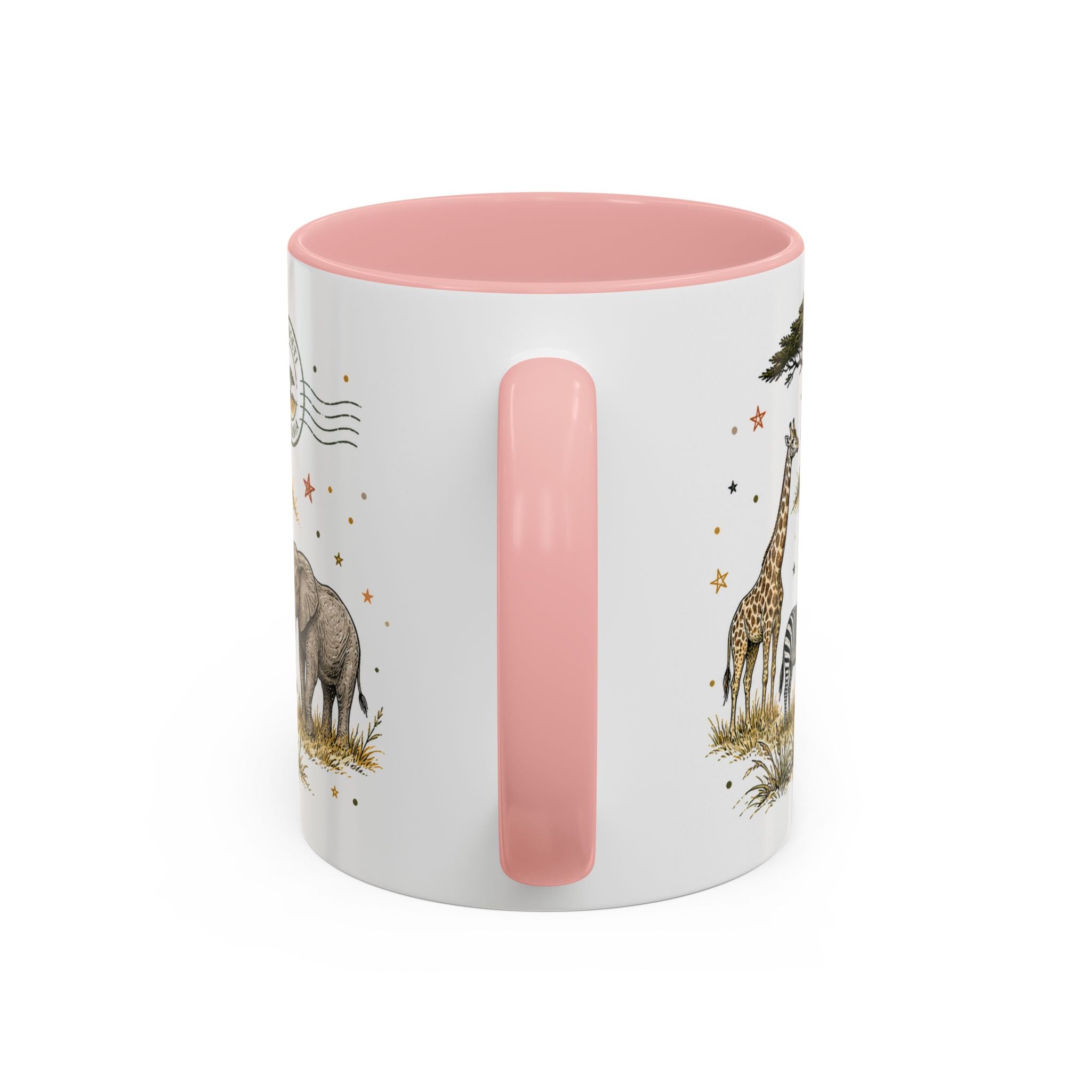 Serengeti Coffee Mug | Travel Destination Souvenir Gift | Accent Color Ceramic 11oz 15oz