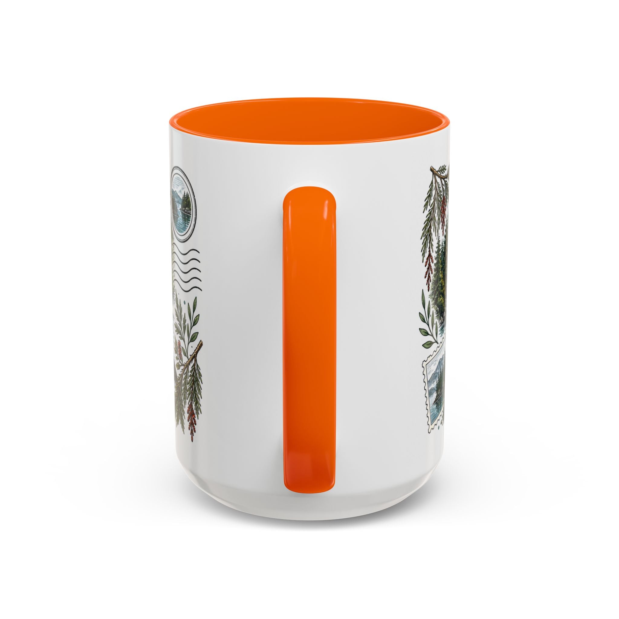 Queen Charlotte Sound Coffee Mug | Travel Destination Souvenir Gift | Accent Color Ceramic 11oz 15oz