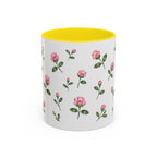 Vermont Red Clover Mug, State Flower Floral Coffee Cup, 11oz Botanical Gift