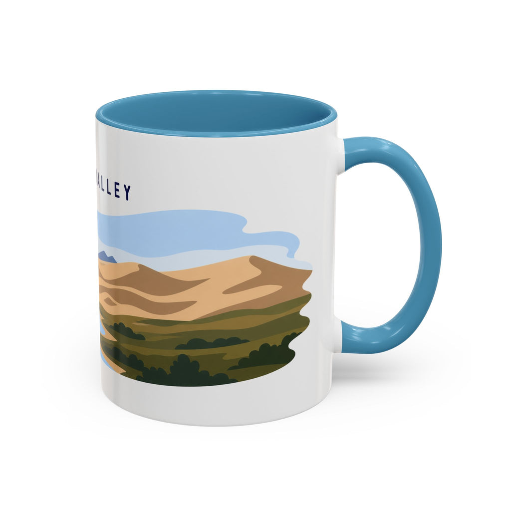 Kobuk Valley National Park Coffee Mug | Solid Color Block Park Souvenir | 11oz 15oz Accent Mug